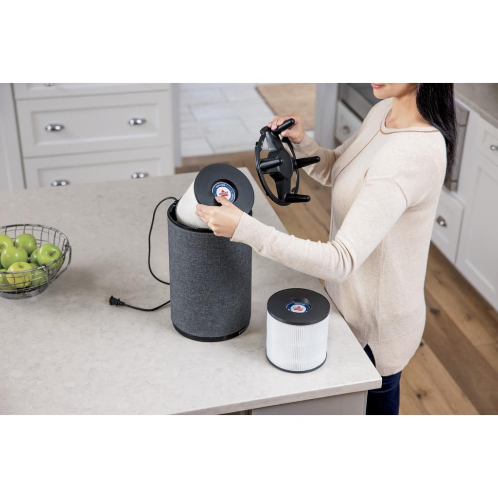 Bissell 3172N Myair Hub Hepa ve Karbon Filtreli Hava Temizleyici - Siyah