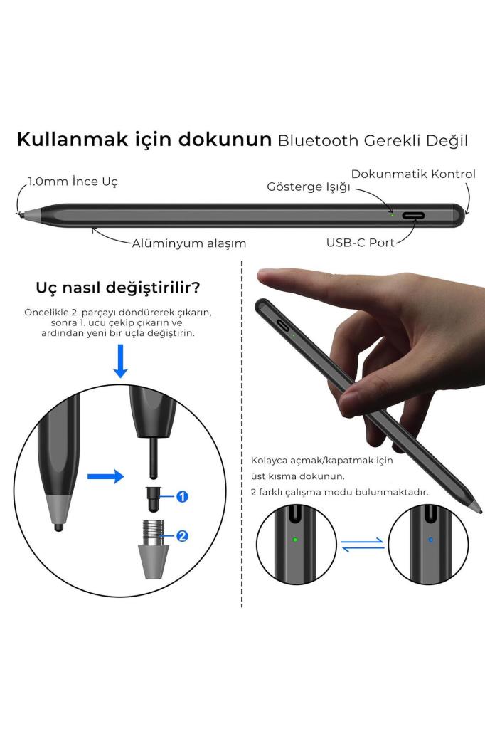 Bix SP02B Dokunmatik Kalem Teşhir