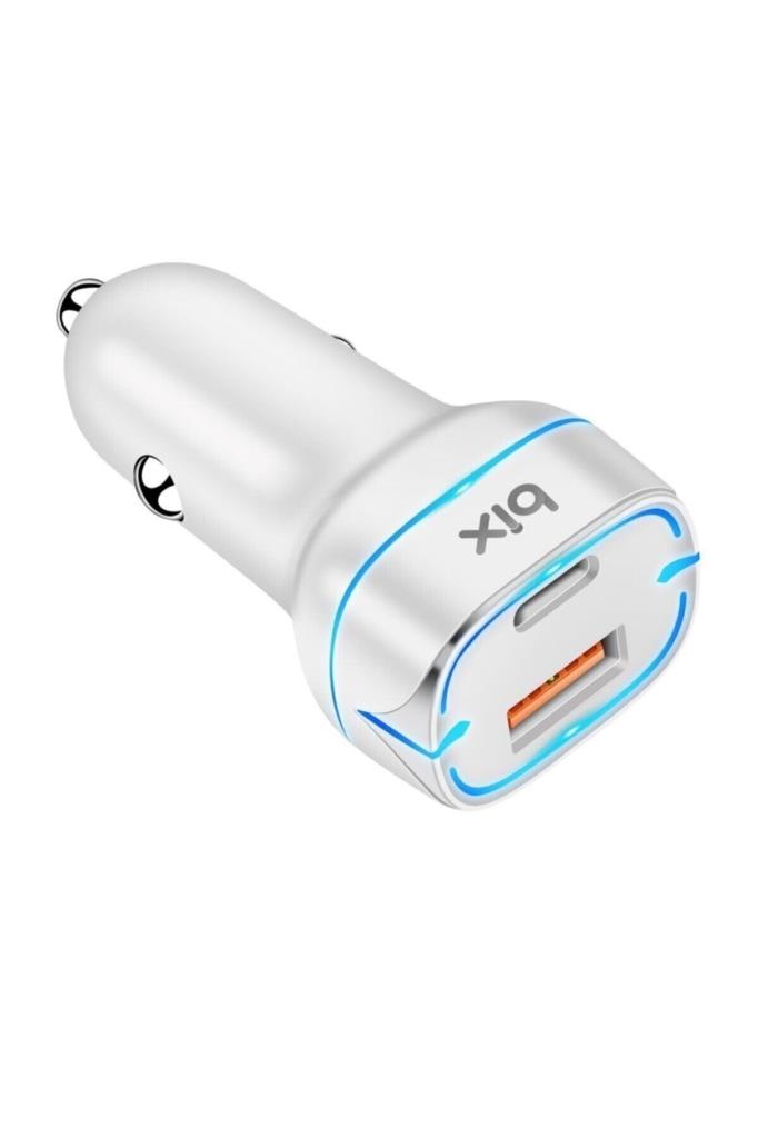 Bix BX-CCP36WT Beyaz 36 W Hızlı Araç Şarj Aleti - TEŞHİR
