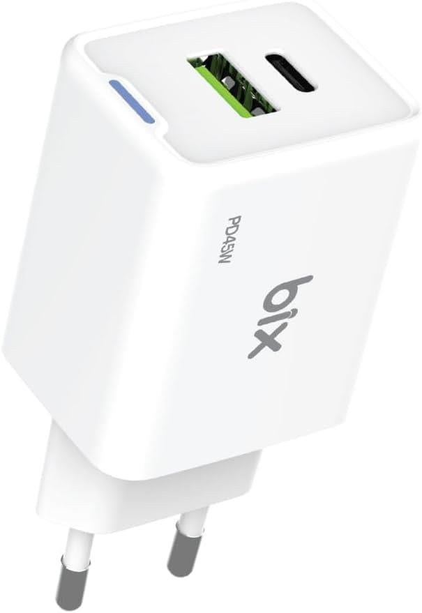 Bix BX2P46G 45 W Beyaz Hızlı Şarj Adaptörü - Outlet