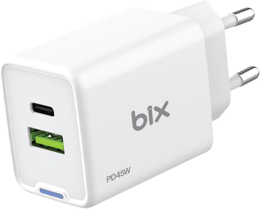Bix BX2P46G 45 W Beyaz Hızlı Şarj Adaptörü - Outlet