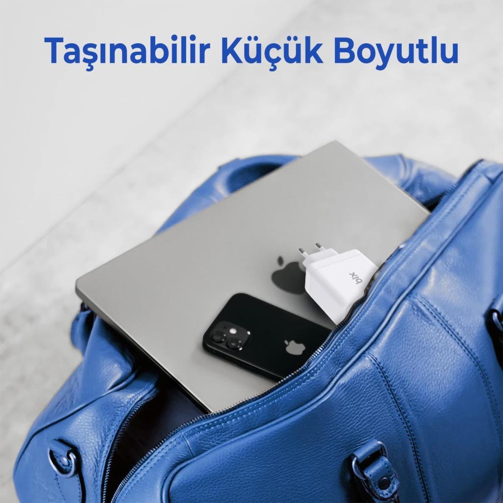 Bix BX3P65G 65 W Hızlı Şarj Adaptörü - Outlet