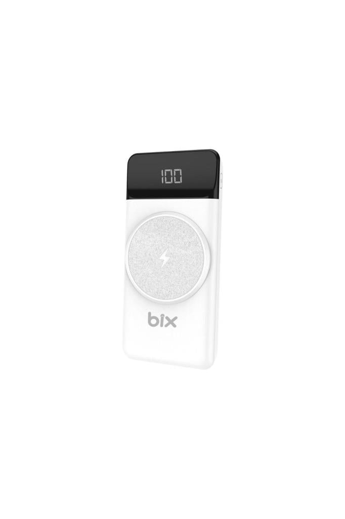 Bix PB102 10000 mAh Hızlı Şarj Kablosuz Powerbank - TEŞHİR