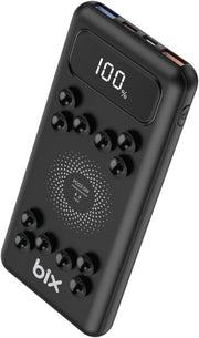Bix PB103 10000 mAh Vantuzlu Kablosuz Powerbank Siyah Teşhir