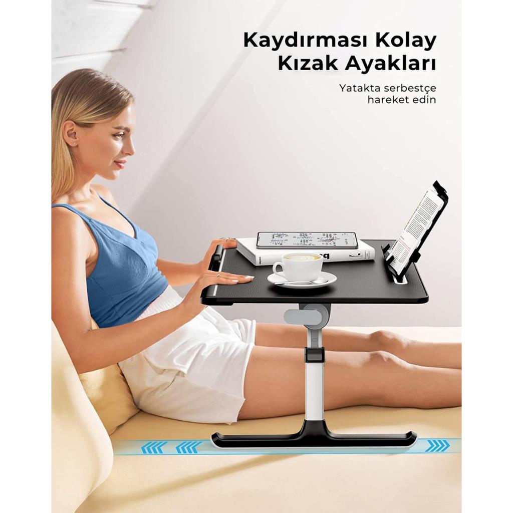 Bix Saiji K7 Ultimate Notebook ve Tablet Çalışma Masası Siyah