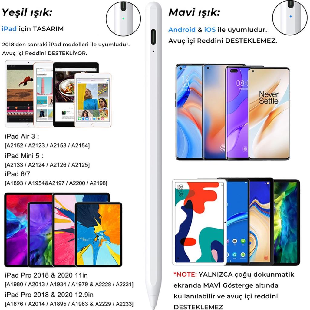 Bix SP02W Dokunmatik Kalem - TEŞHİR
