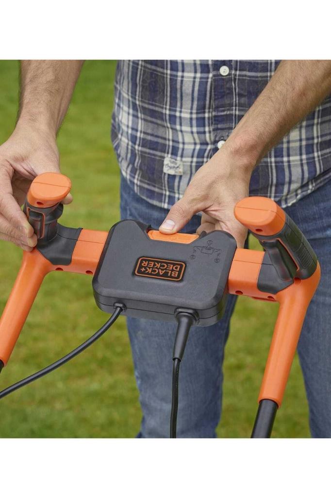 Black+Decker BEMW471BH 1600 W Elektrikli Çim Biçme Makinesi Teşhir