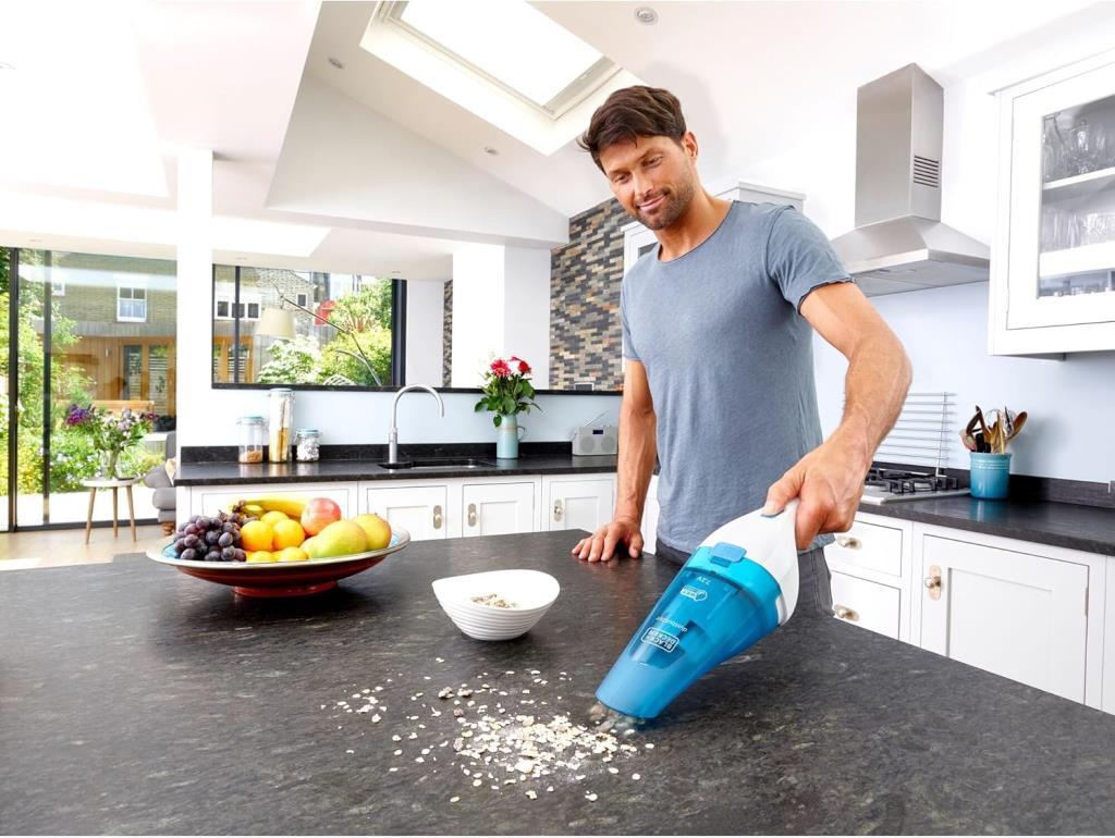 Black+Decker WDC115WA 5.4Wh/3.6V 1.5Ah Li-ion Islak/Kuru Şarjlı Süpürge