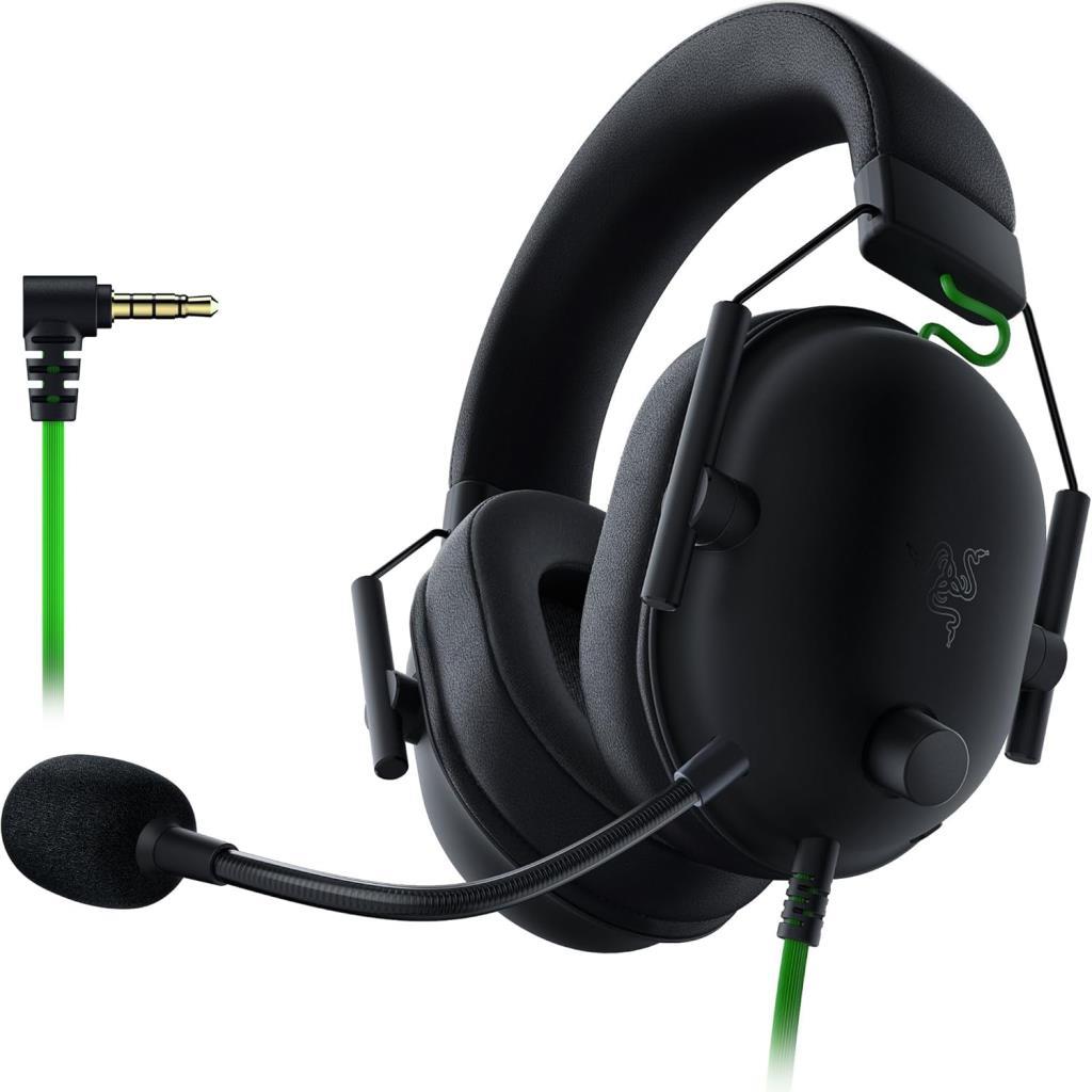 Razer Blackshark V2 X Siyah Kablolu Mikrofonlu Kulak Üstü Oyuncu Kulaklığı - Outlet