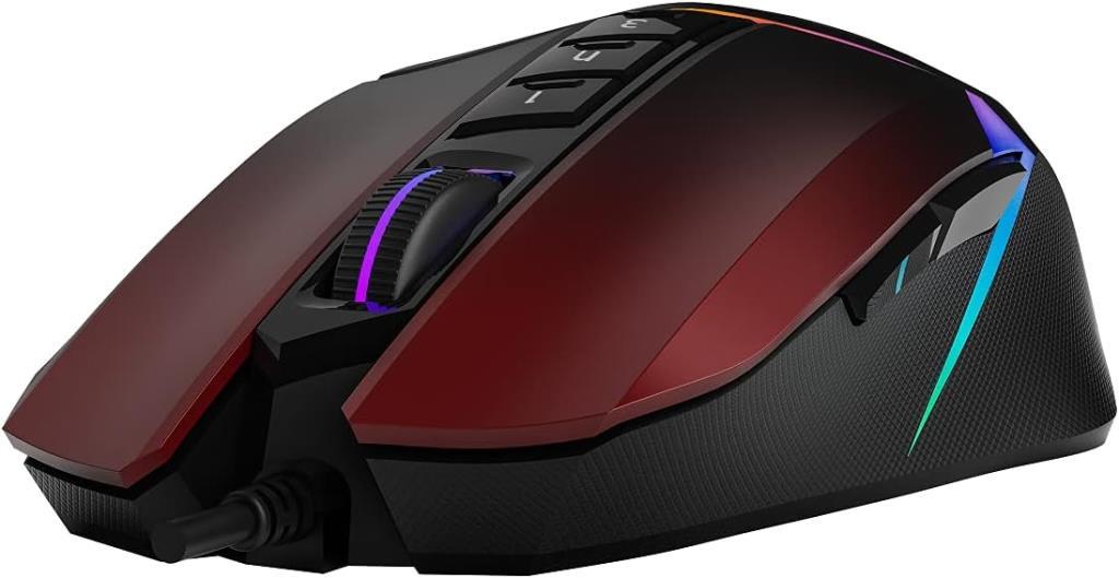 Bloody W60 Max Kırmızı RGB Optik Kablolu Oyuncu Mouse Teşhir