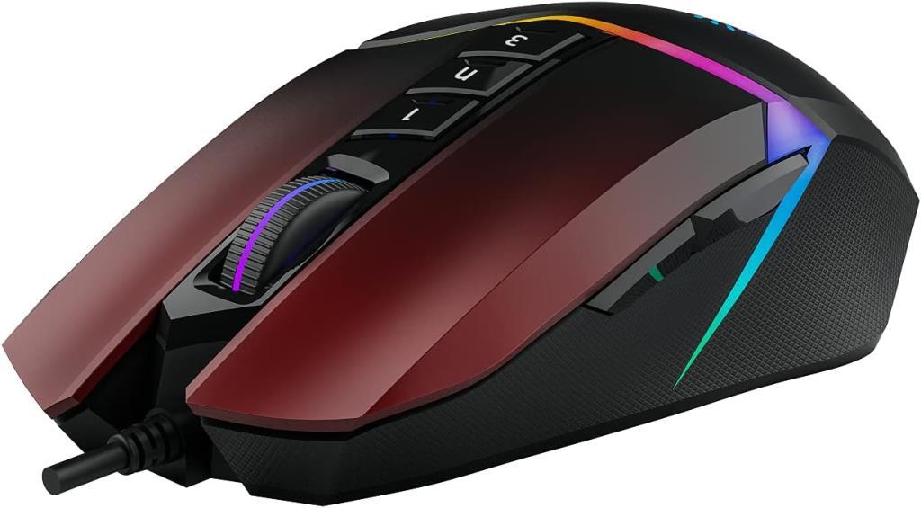Bloody W60 Max Kırmızı RGB Optik Kablolu Oyuncu Mouse Teşhir