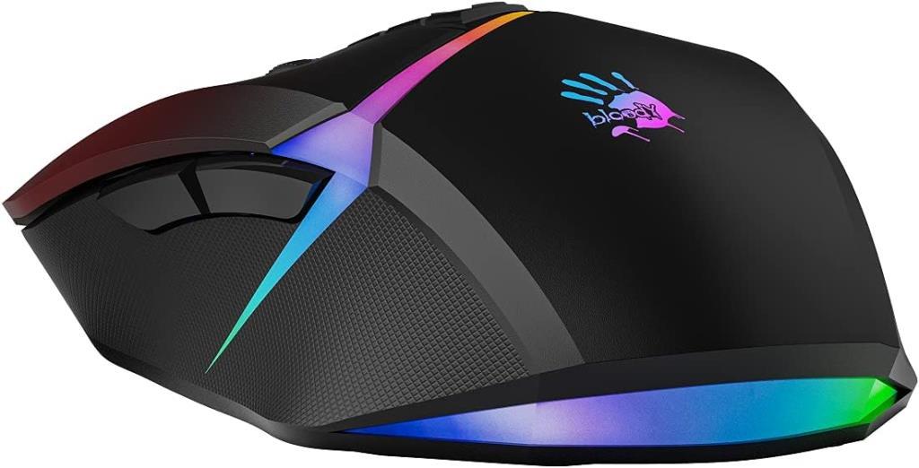 Bloody W60 Max Kırmızı RGB Optik Kablolu Oyuncu Mouse Teşhir