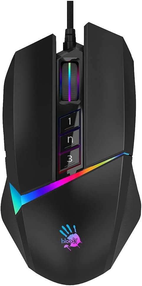 Bloody W60 Pro RGB Optik Kablolu Oyuncu Mouse - Teşhir