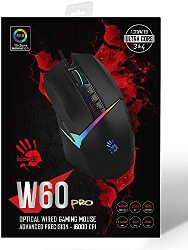 Bloody W60 Pro RGB Optik Kablolu Oyuncu Mouse - Teşhir