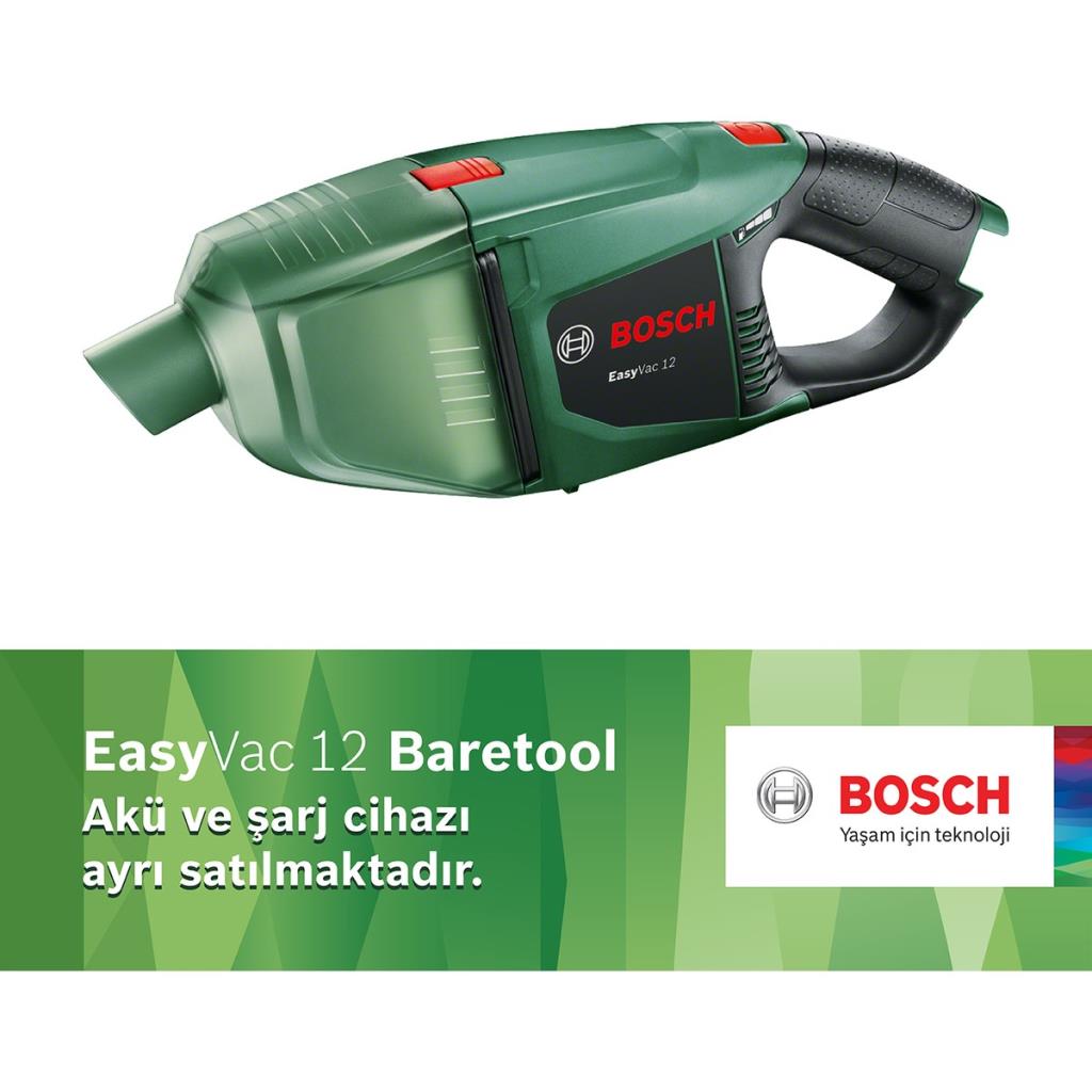 BOSCH Easyvac 12 Baretool Akülü El Süpürge - 06033D0000
