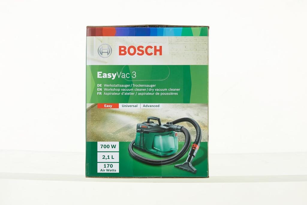 Bosch EasyVac 3 700 W Toz Torbalı Süpürge