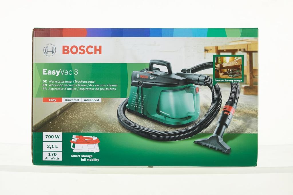 Bosch EasyVac 3 700 W Toz Torbalı Süpürge