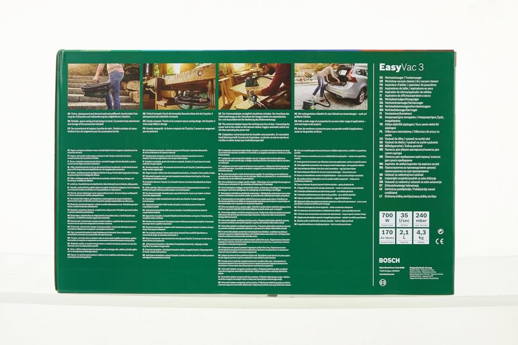 Bosch EasyVac 3 700 W Toz Torbalı Süpürge