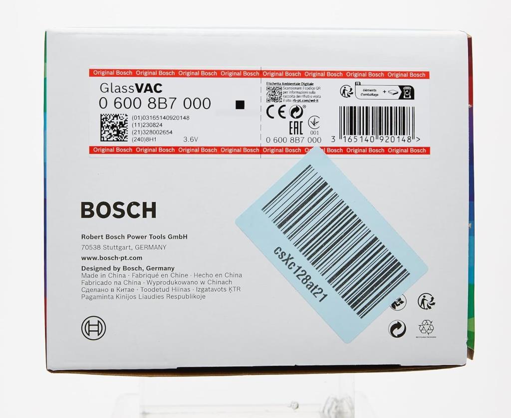 Bosch GlassVac Şarjlı Cam Silme Makinesi Teşhir