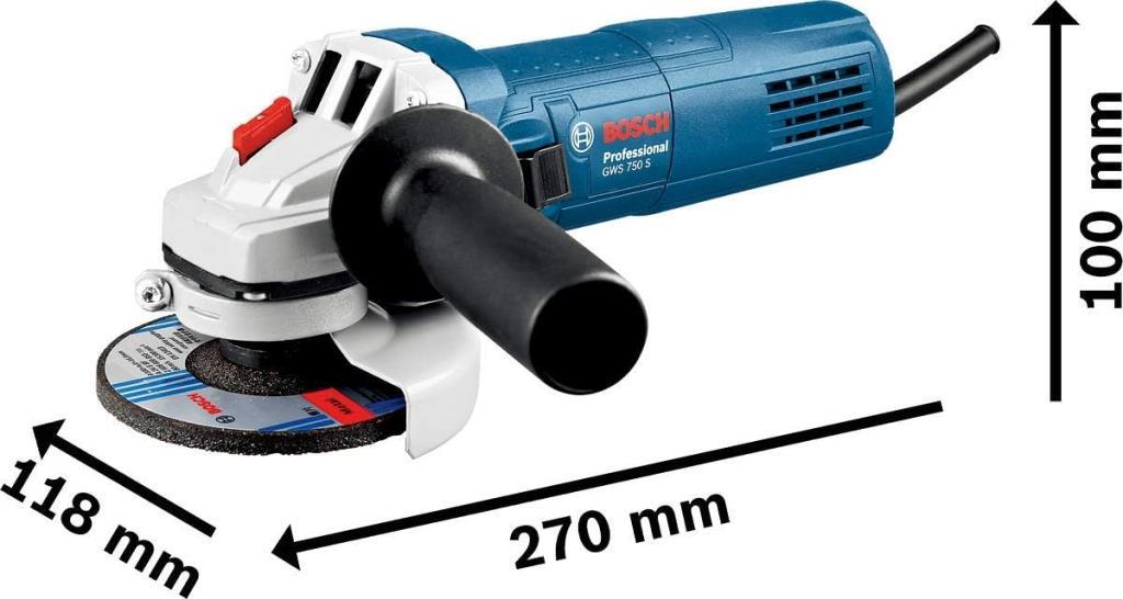 Bosch GWS 750 S 750 W Avuç Taşlama Outlet