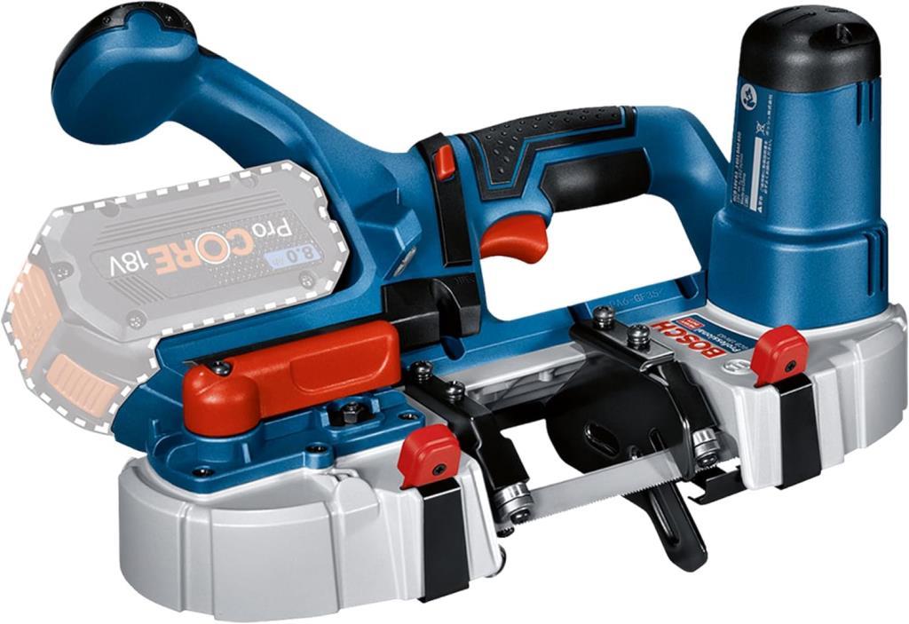 Bosch Professional GCB 18V-63 Akülü Şerit Testere (18 Volt, SOLO, Kesme Derinliği: 63,5 mm, Karton kutuda) Outlet