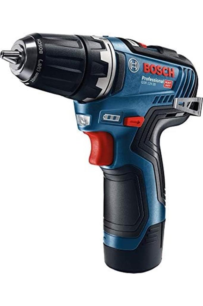 Bosch GSR 12V-35 FC Çift Akülü 3 Ah Vidalama Makinesi