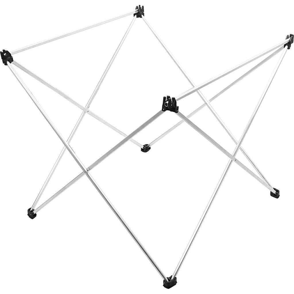 Box&Box 73x55x48 سم طاولة تخييم قابلة للطي أسود عرض