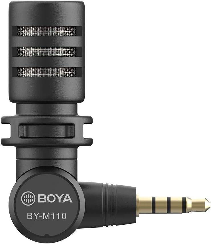 Boya BY-M110 Kompakt 3.5 mm Telefon Mikrofonu Outlet