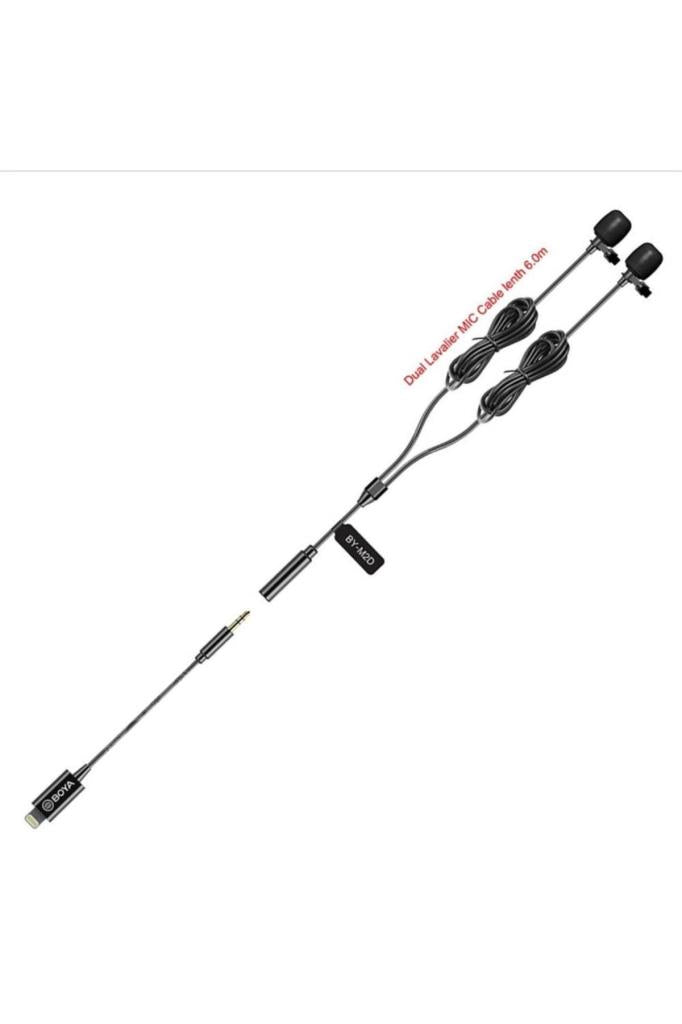 Boya BY-M2D 2'li Yaka Mikrofonu Outlet