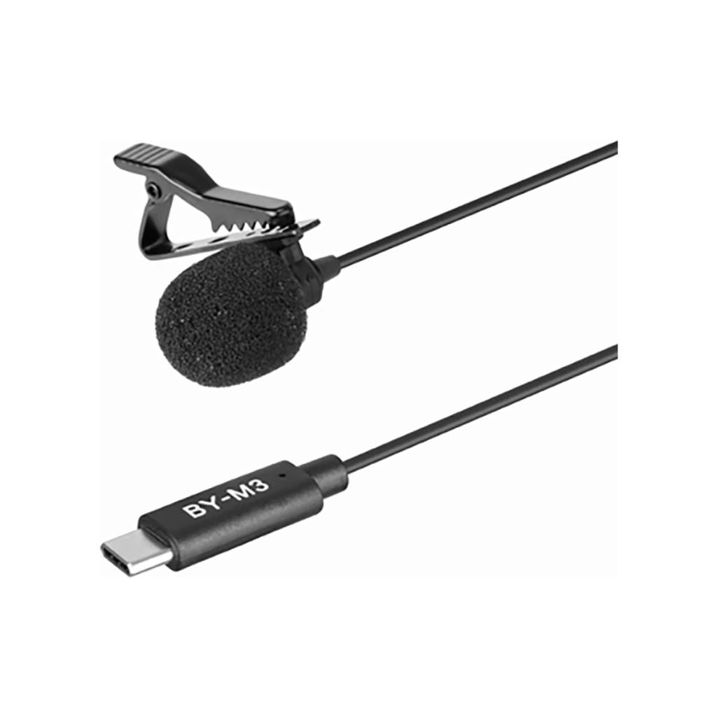 Boya BY-M3 Type-C Telefon Yaka Mikrofonu - TESHİR