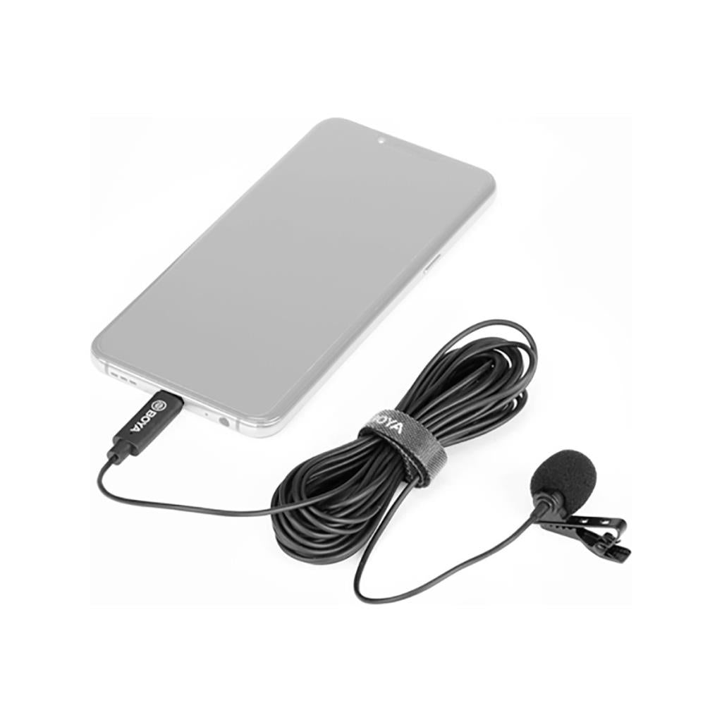 Boya By-M3 Type-C Telefon Yaka Mikrofonu
