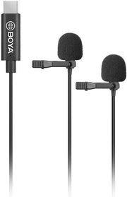 Boya BY-M3D Type-C Telefon İkili Yaka Mikrofonu Outlet