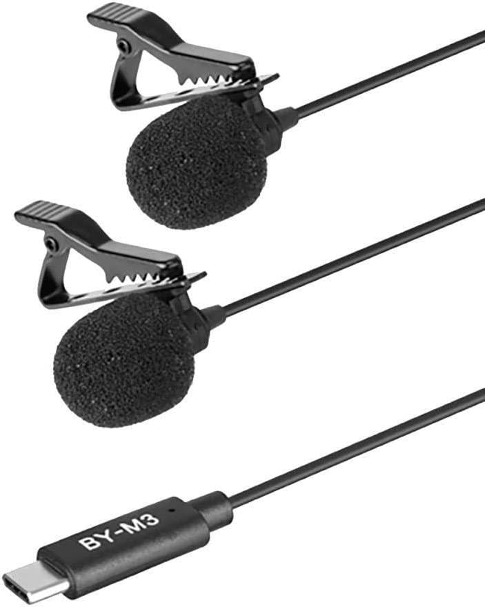 Boya BY-M3D Type-C Telefon İkili Yaka Mikrofonu Outlet