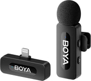 Boya BY-V1 Ultra Kompakt Lightning Kablosuz Mikrofon Teşhir