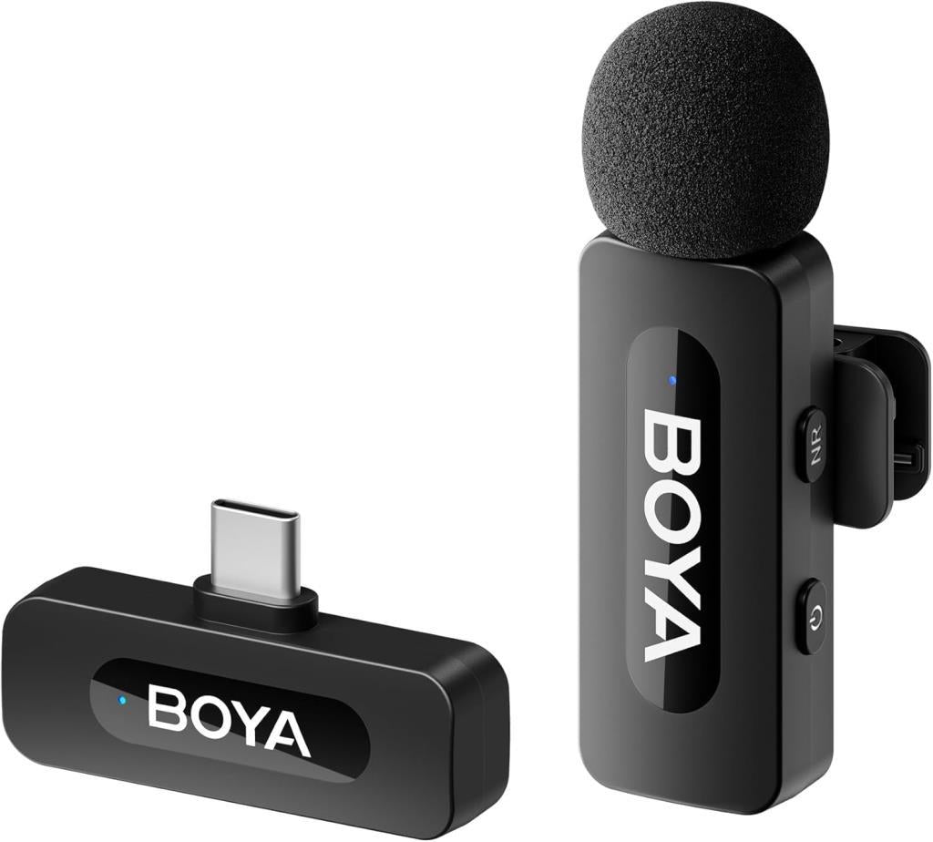 Boya BY-V10 Ultra Kompakt Kablosuz Type-C Yaka Mikrofonu - TEŞHİR