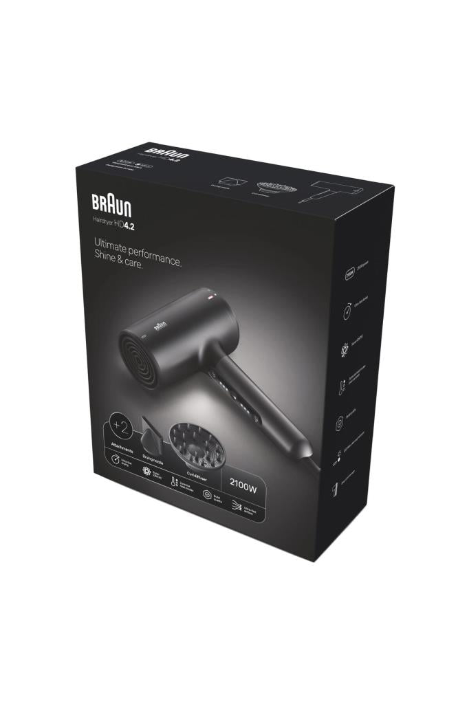 Braun BRHD425E HD4.2 Iontec Difüzörlü 2100 W Saç Kurutma Makinesi