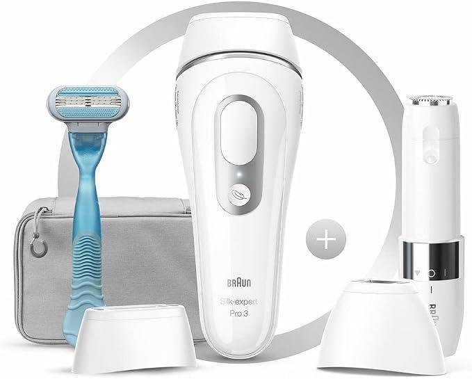 Braun Silk Expert Pro 3 Pl3129 Yeni Nesil IPL + Fs1000 + Seyahat Çantası Lazer Epilasyon Aleti - OUTLET