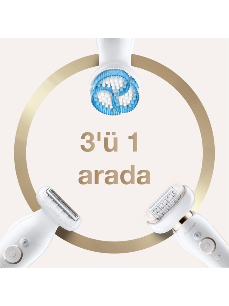 Braun Silk-Epil 9 Flex 9010 SensoSmart Islak Kuru Epilatör Teşhir