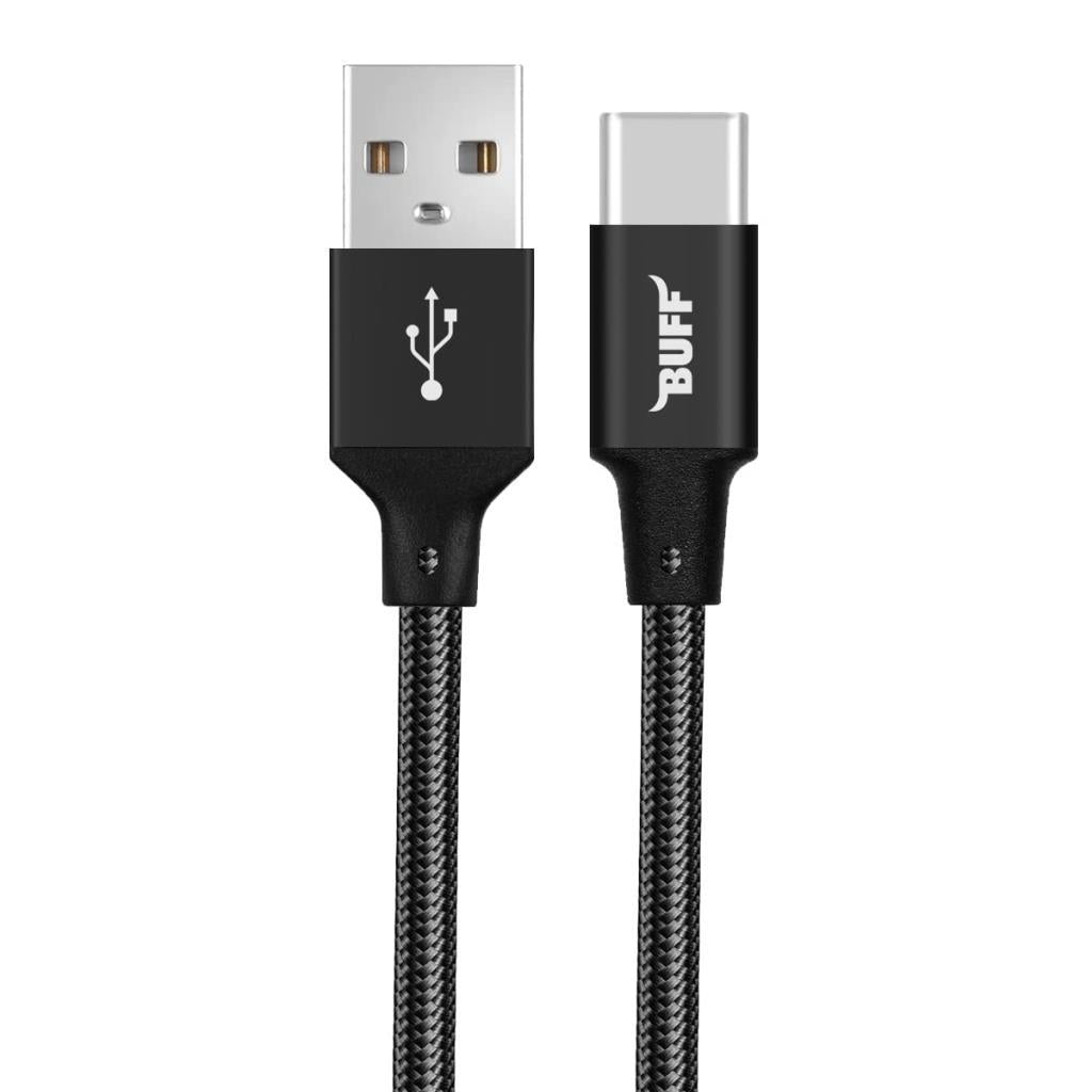 Buff BL71 1.2 m Siyah USB to Type-C Şarj Kablosu - Teşhir