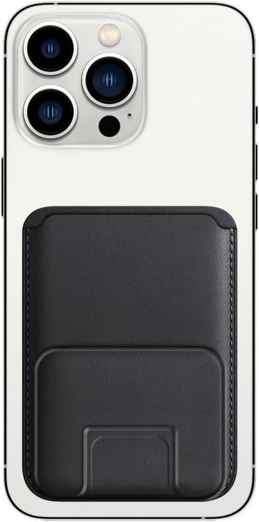 Buff iphone MagSafe Stand Deri Cüzdan Siyah - Outlet