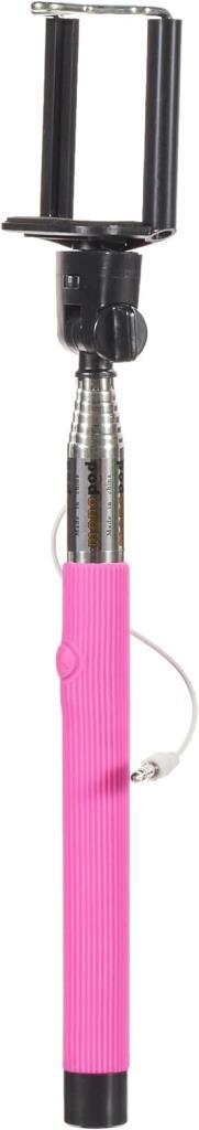 Codegen SSK-010P Kablolu Selfie Çubuğu 3.5 mm Çekim Butonlu 1 Metre Pembe - Teşhir
