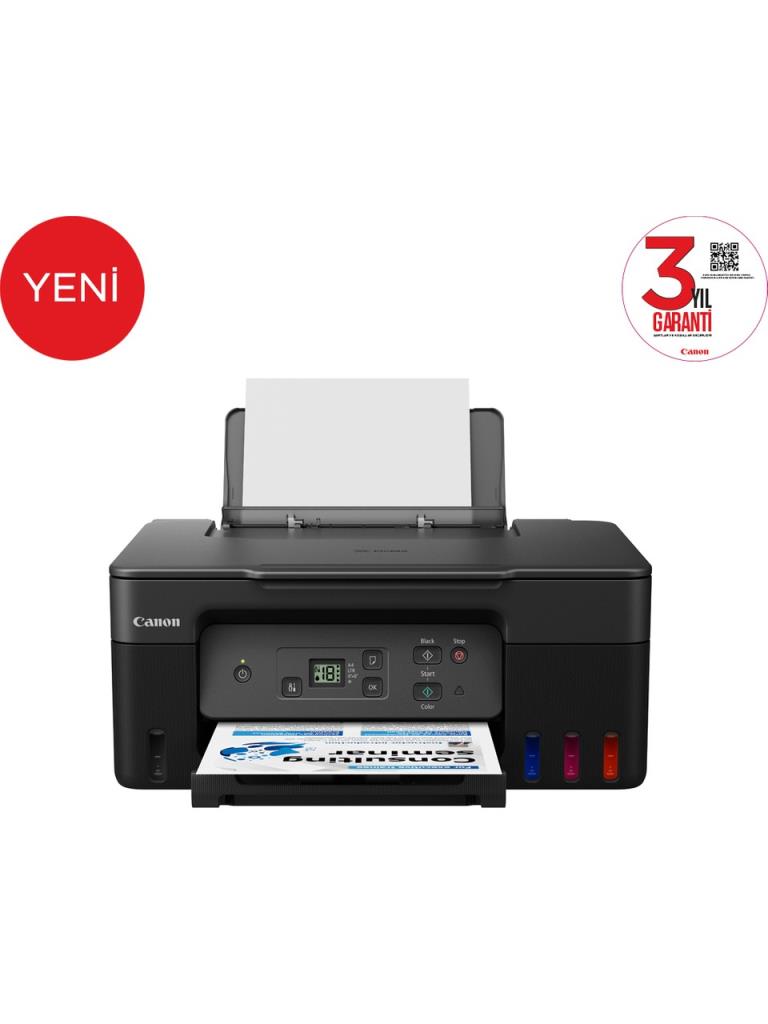 Canon Canon Pixma G2470 Tarayıcı + Fotokopi Renkli Çok Fonksiyonlu Tanklı Mürekkep Püskürtmeli Yazıcı - OUTLET