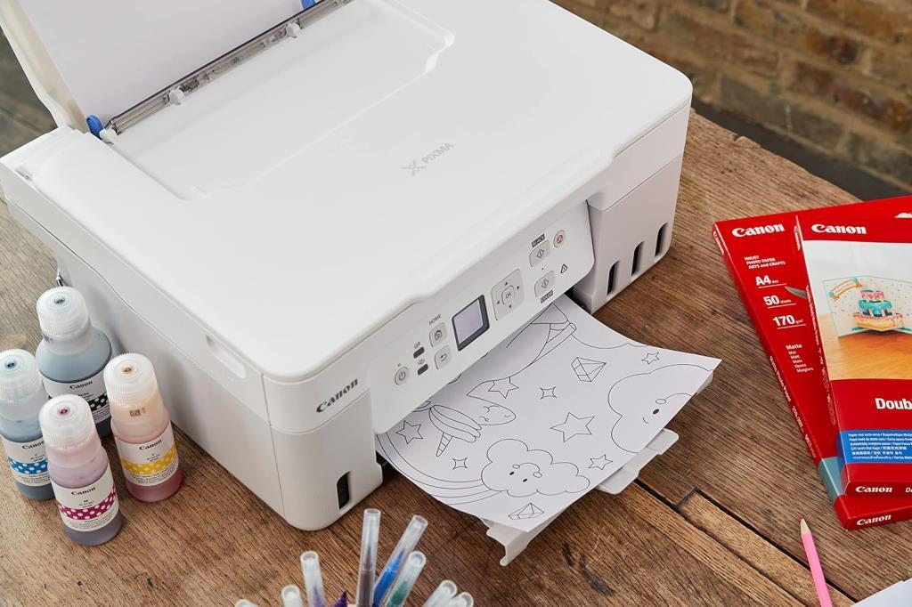 Canon Pixma E3440 Wi-Fi + Tarayıcı + Fotokopi Renkli Çok Fonksiyonlu Mürekkep Püskürtmeli Yazıcı Teşhir