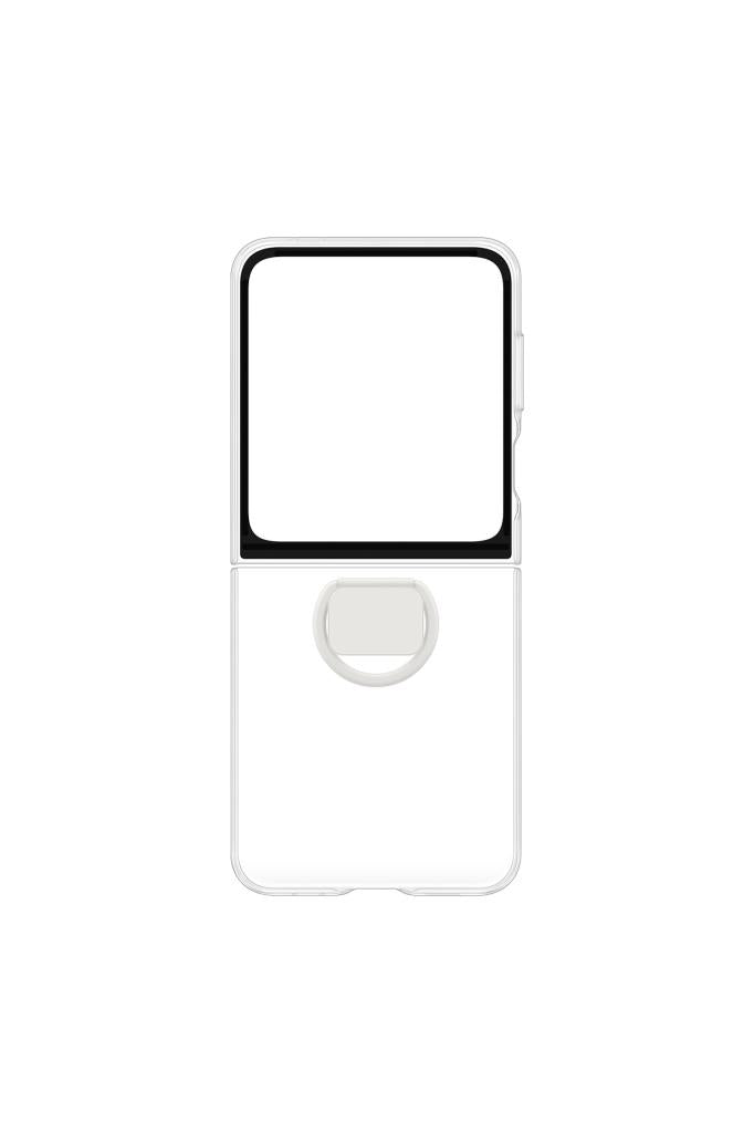 Samsung Galaxy Z Flip 6 Yüzüklü Şeffaf Kılıf Teşhir