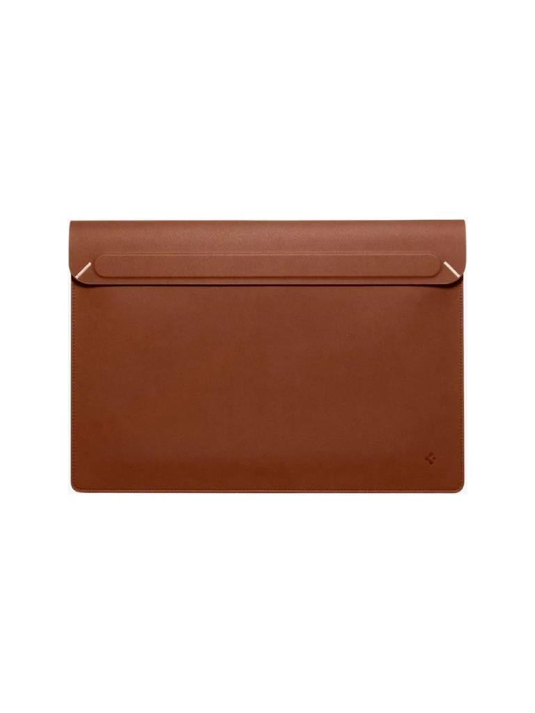 Spigen Valentinus Sleeve 15-16 İnç Laptop Çantası Classic Brown Kılıf