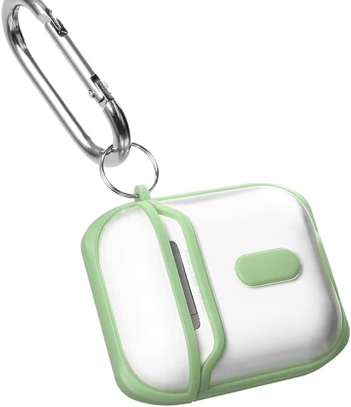Casen Apple AirPods Kılıfı, Yeşil Çizgili, Transpara