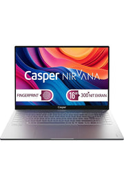 CASPER Nirvana S100 16" 300NIT Core i5-13420H 16GB DDR5 RAM 480GB NVME SSD Dos Laptop S100.1342-BV00X-G-F - OUTLET