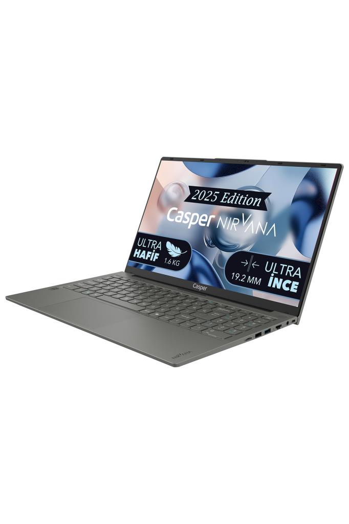 CASPER Nirvana X600 Ryzen5-7430U 16GB 1TB SSD 15.6" Freedos Laptop X600.7430-BF00X-G-F - TESHİR