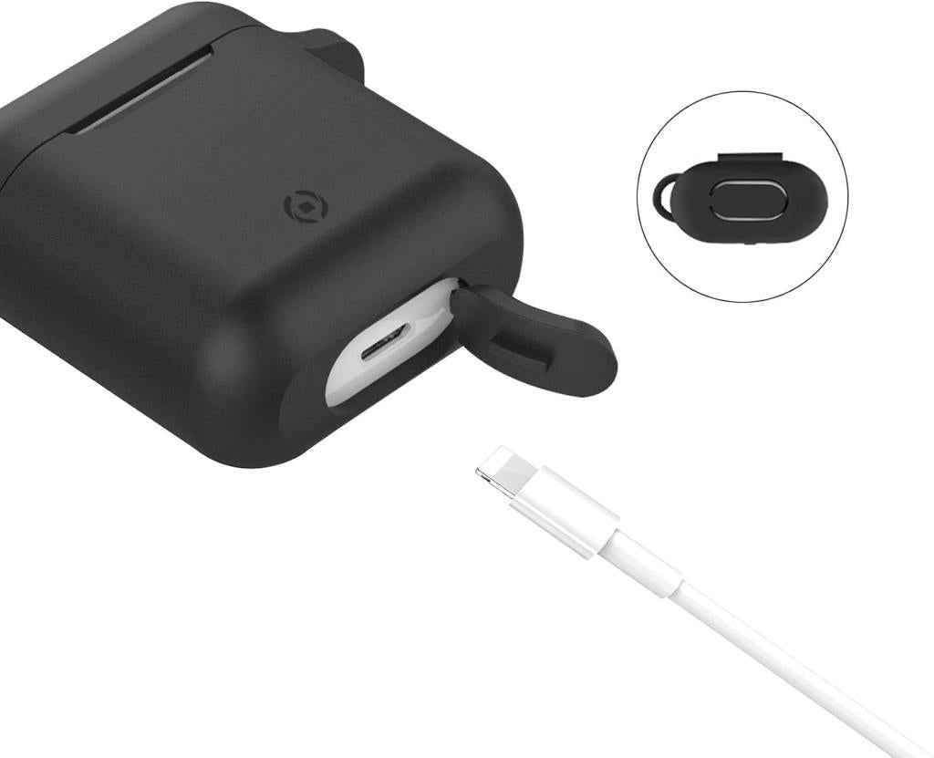Celly Airpods Kılıfı - Siyah Outlet