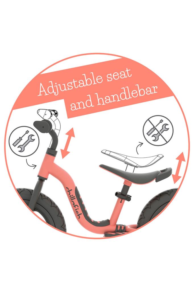 Chillafish Charlie Sport Pembe 12 Jant Çocuk Denge Bisikleti Outlet